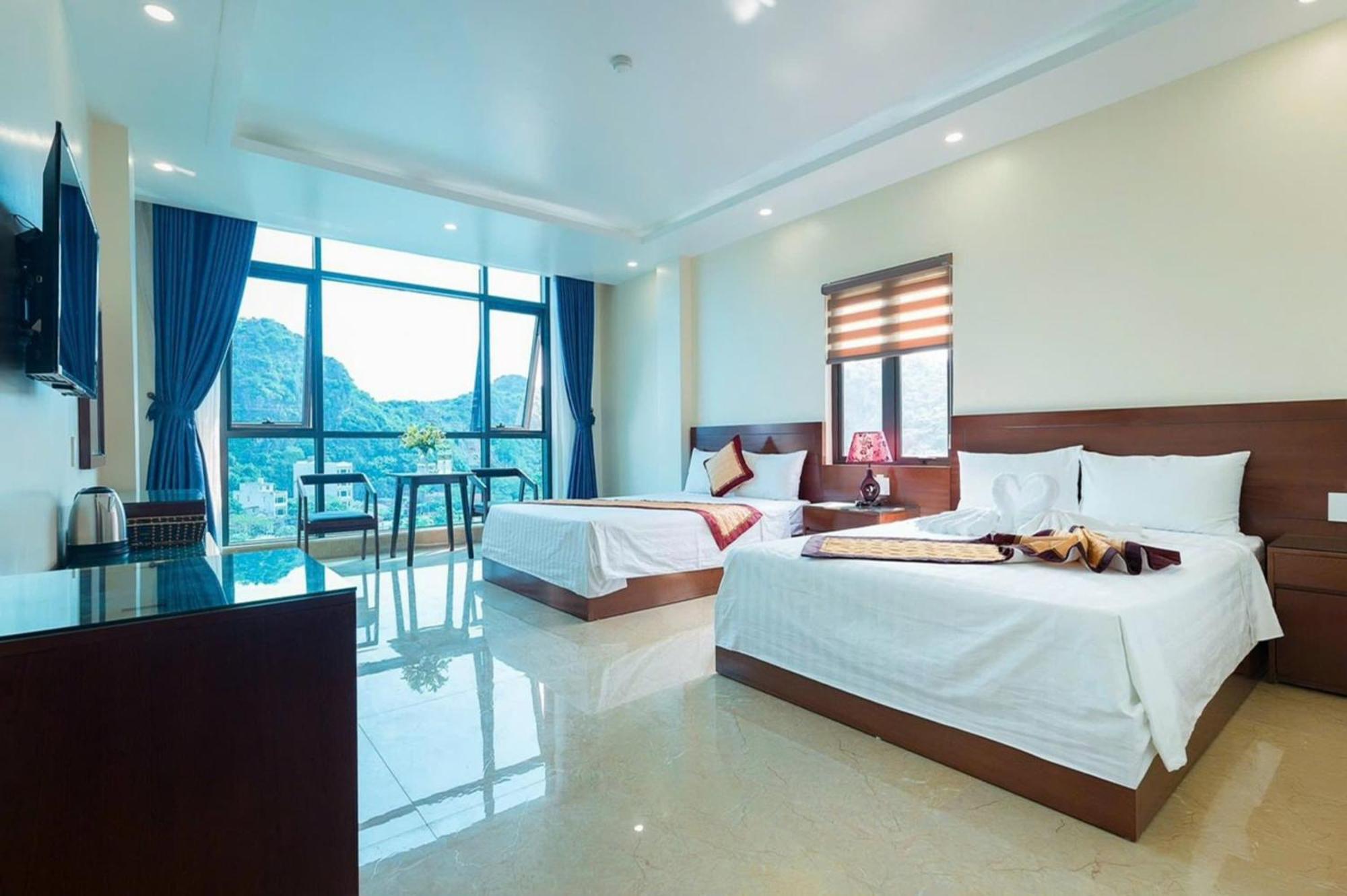 Aroma Cat Ba Sea View Hotel Chan Chau Номер фото